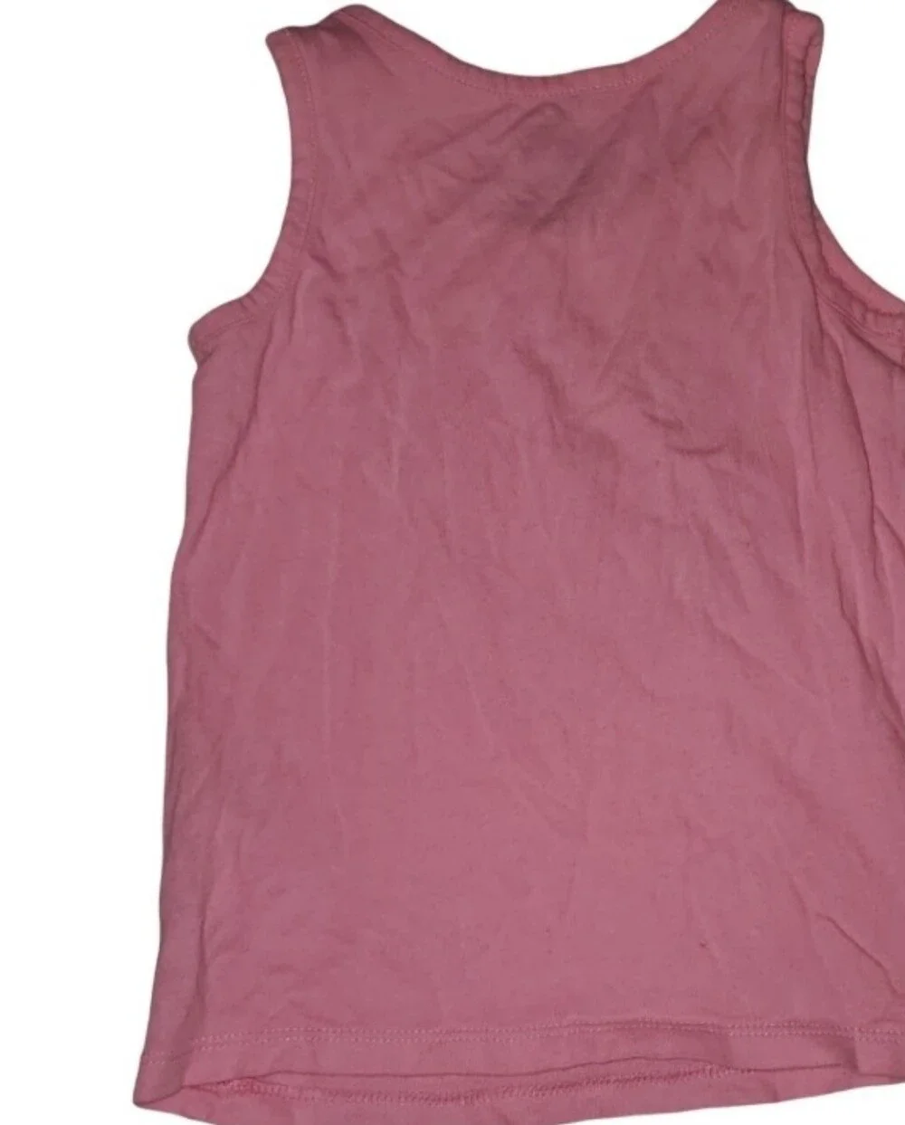 GAP Girls' Pink Glitter Heart Tank Top